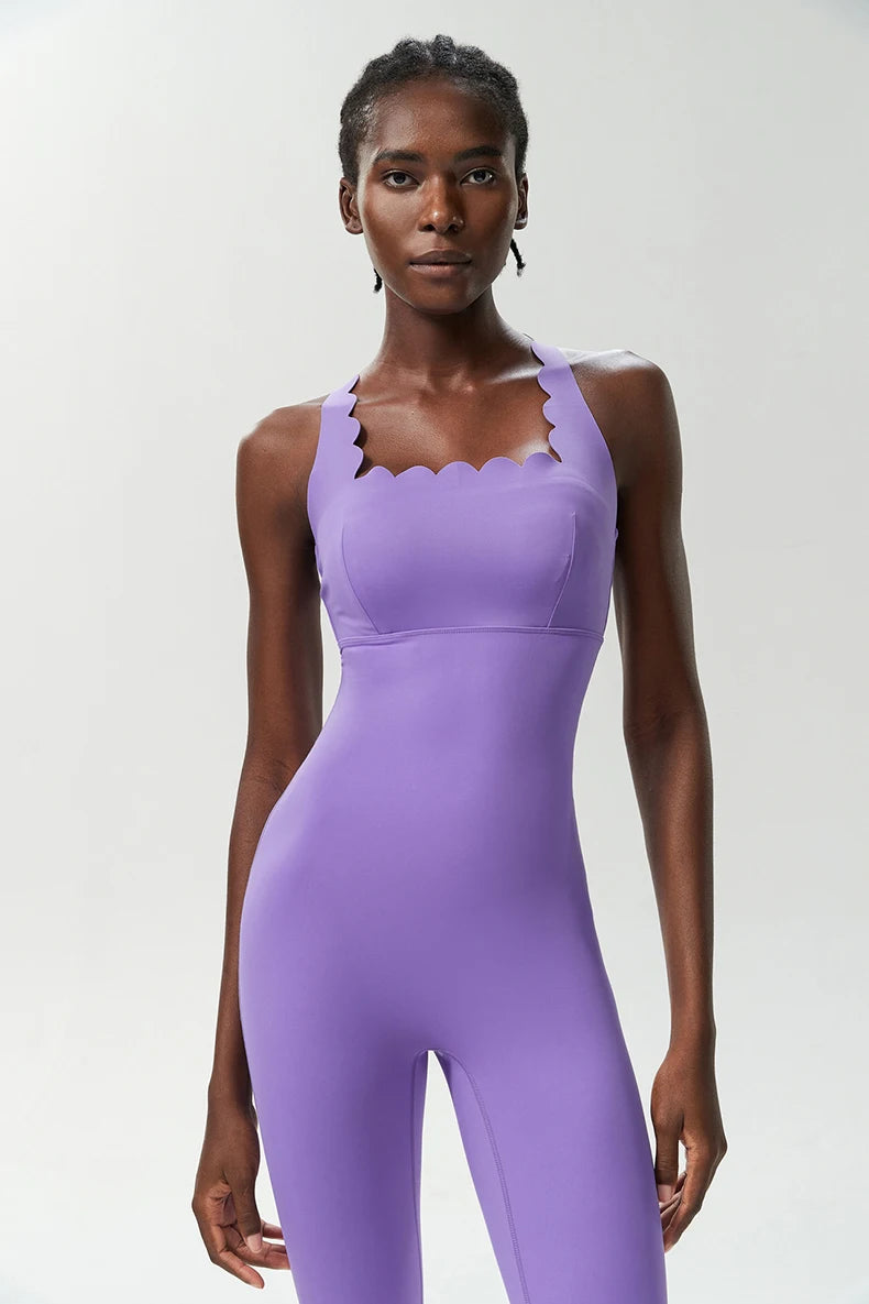 SculptFlow One-Piece Jumpsuit – Buttery Soft Performance Wear