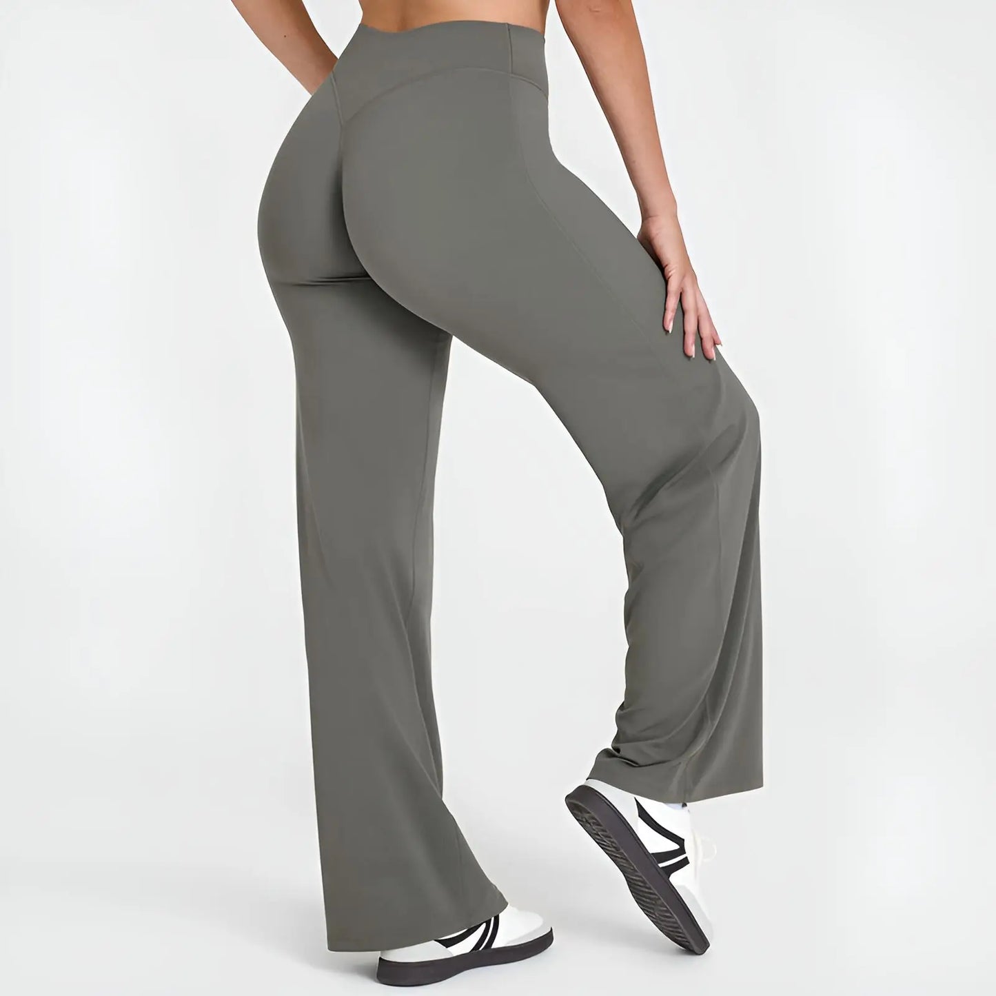 FlowFlex Straight-Leg Yoga Pants – Butter-Soft & Breathable Fit