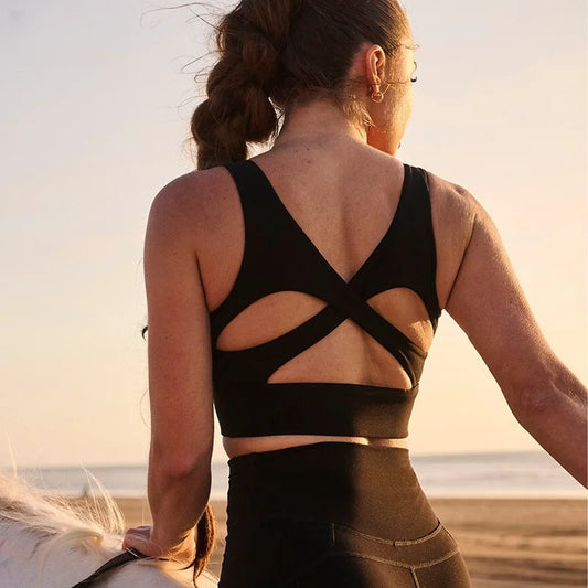 Seamless Yoga Top – Breathable Sports & Fitness Activewear