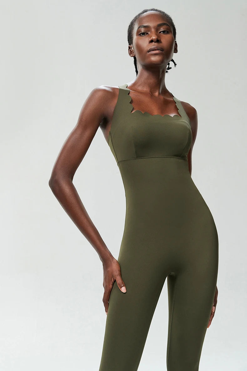 SculptFlow One-Piece Jumpsuit – Buttery Soft Performance Wear