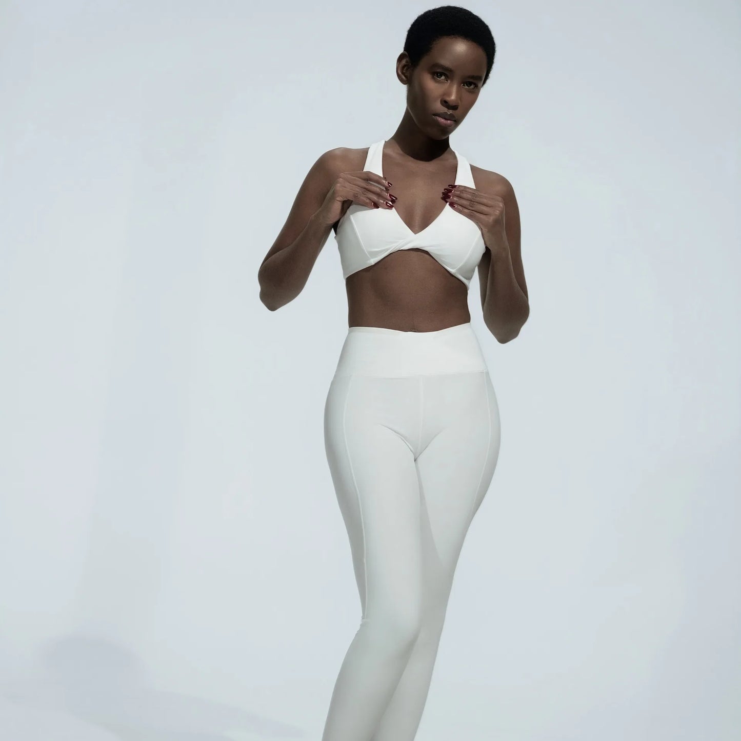 Sculpt Seamless Yoga Set – High Waist Legging & Push-Up Bra