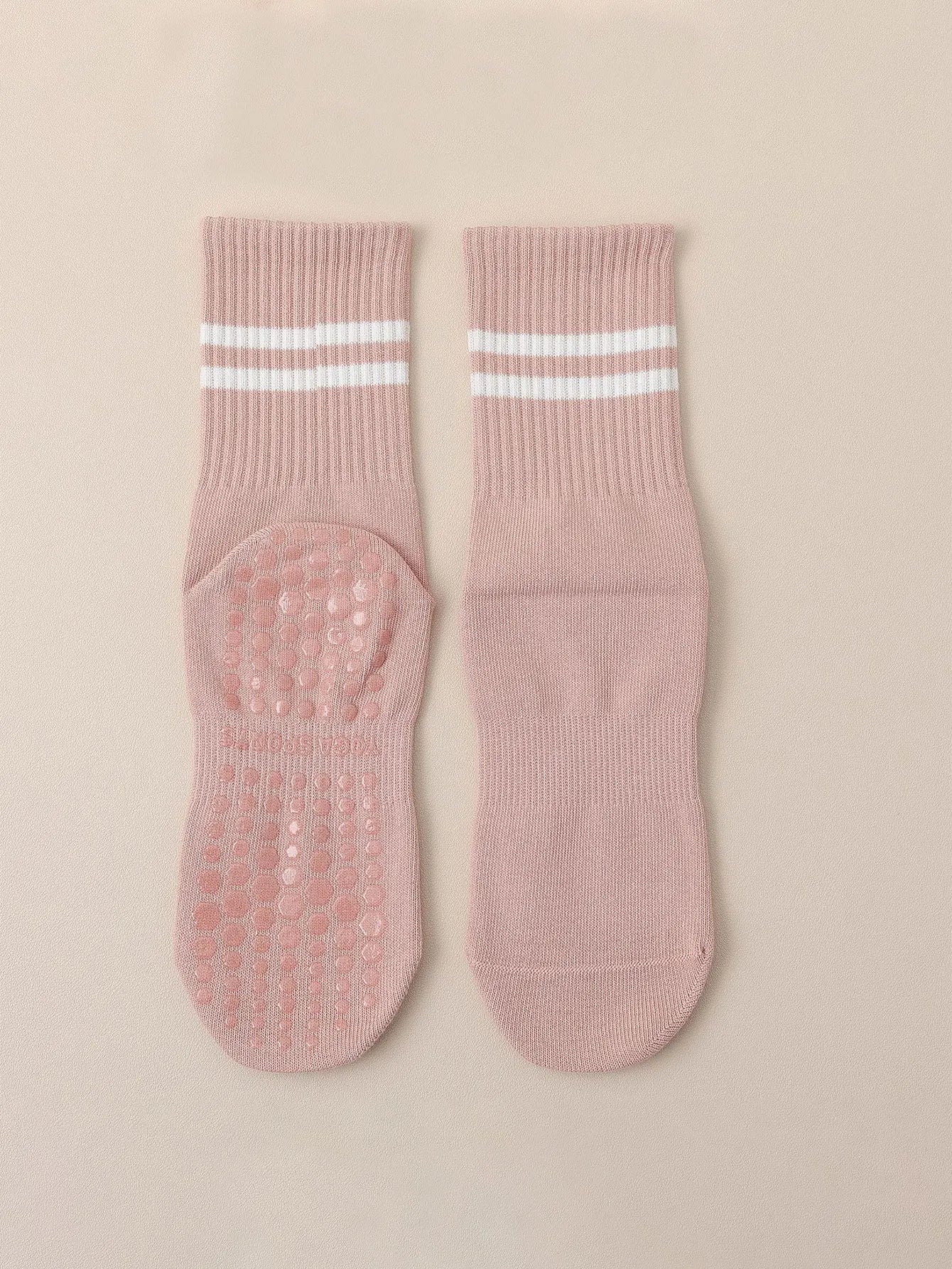 FlexGrip Mid-Length Yoga Socks – Anti-Slip & Lightweight