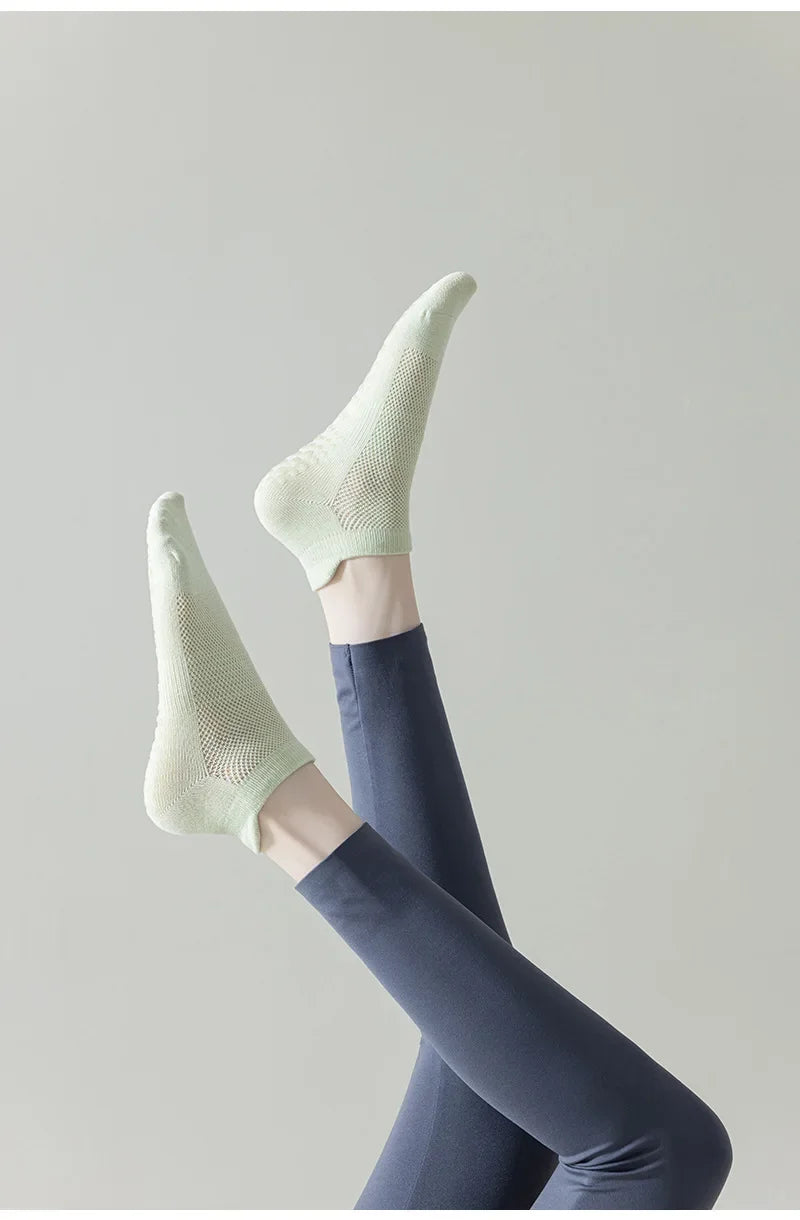 Breathe Easy Low-Cut Yoga Socks