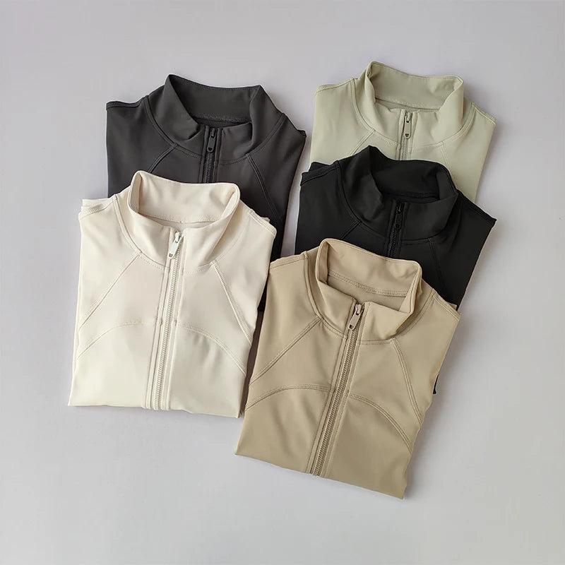Elevation Zip Jacket – Seamless Long Sleeve Training Top
