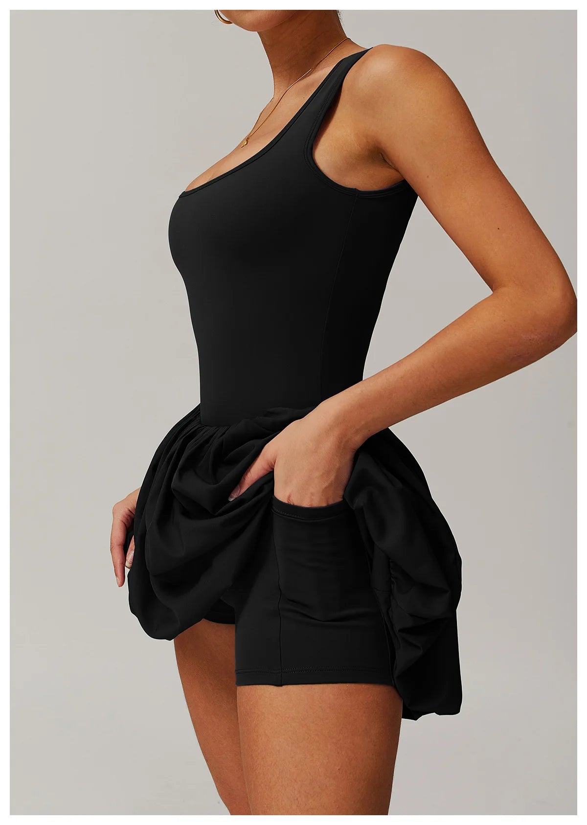 Women’s Gym Jumpsuit – Seamless Yoga & Tennis One-Piece