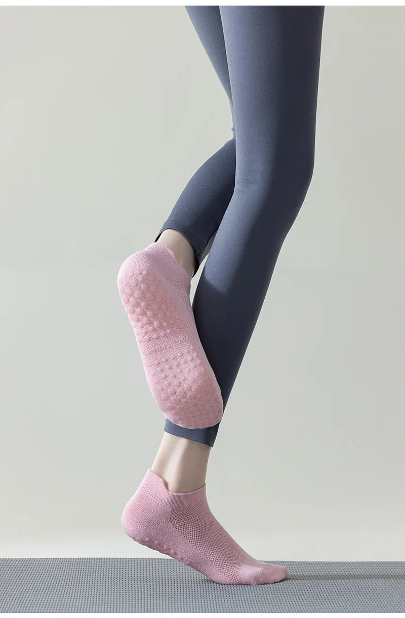 Breathe Easy Low-Cut Yoga Socks