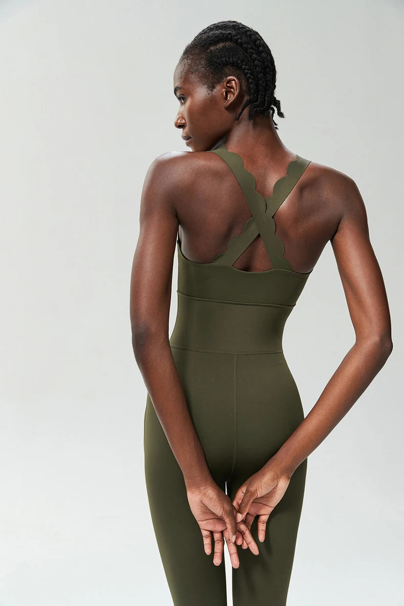 SculptFlow One-Piece Jumpsuit – Buttery Soft Performance Wear