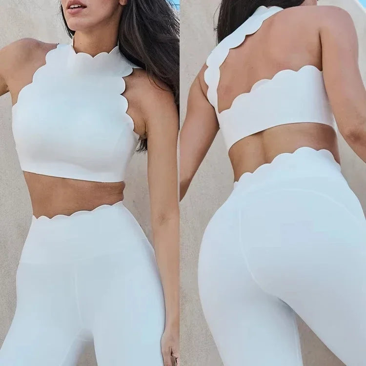Lumière Seamless Set – Sculpted Vest + Matching Leggings