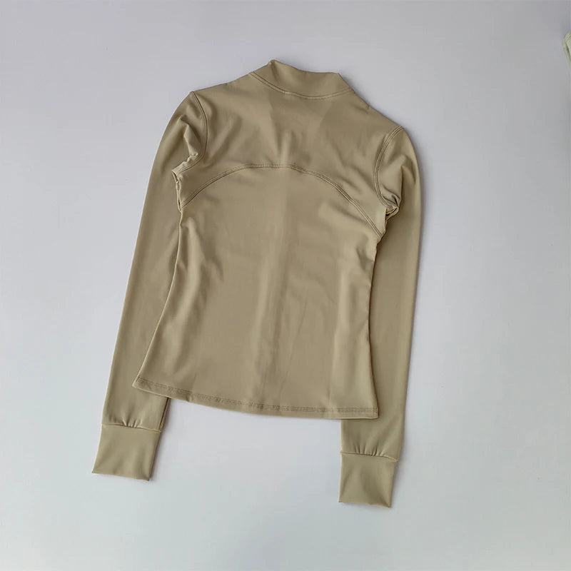 Elevation Zip Jacket – Seamless Long Sleeve Training Top