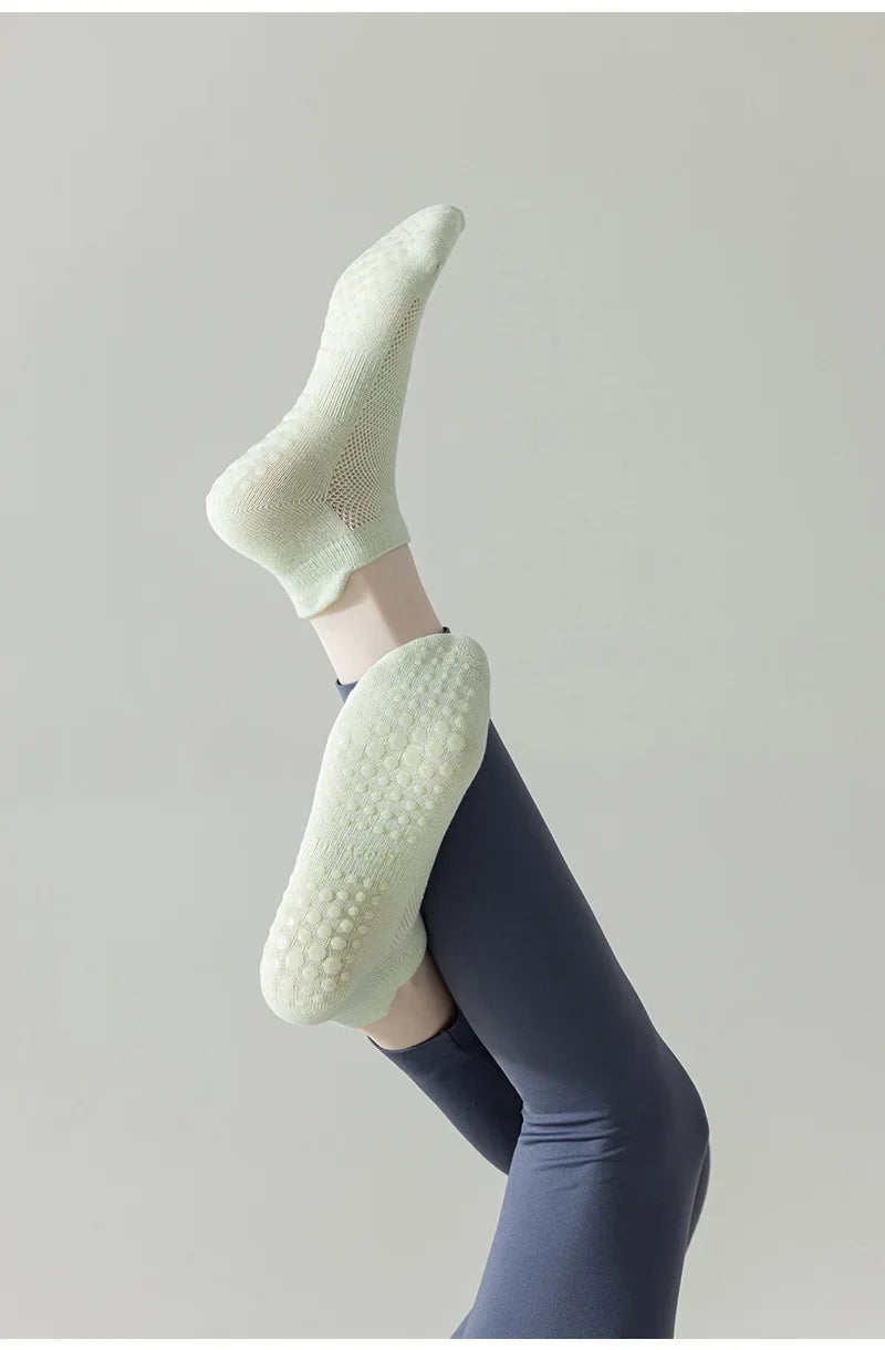 Breathe Easy Low-Cut Yoga Socks