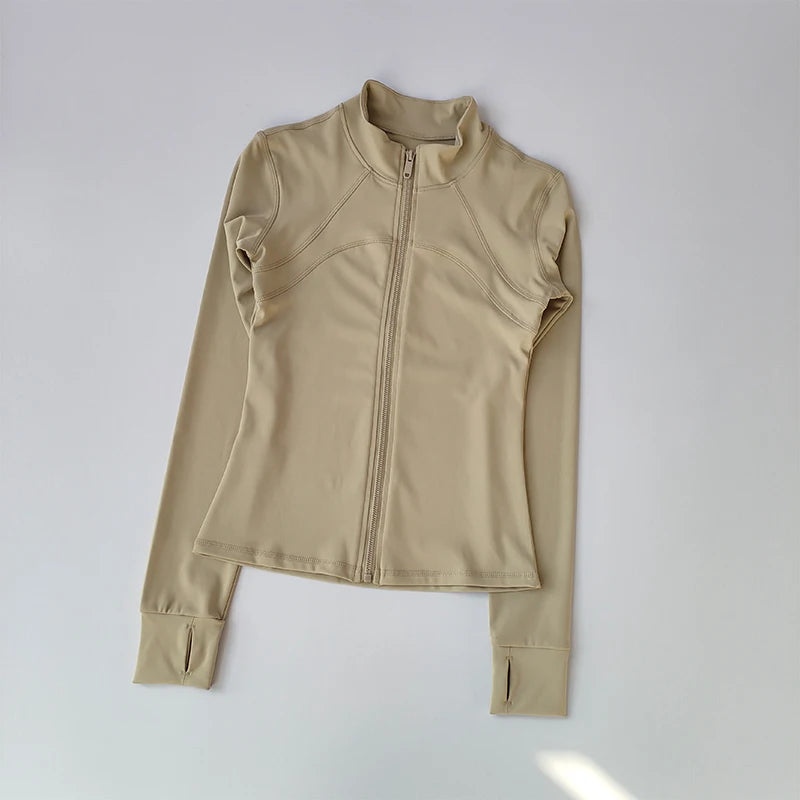Elevation Zip Jacket – Seamless Long Sleeve Training Top