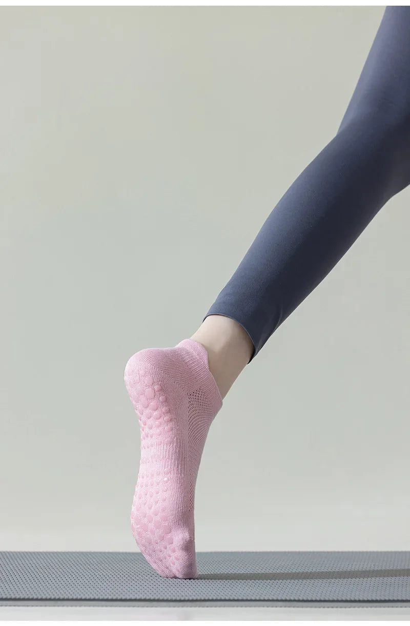 Breathe Easy Low-Cut Yoga Socks