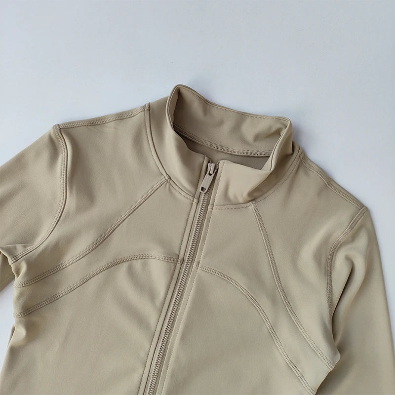 Elevation Zip Jacket – Seamless Long Sleeve Training Top