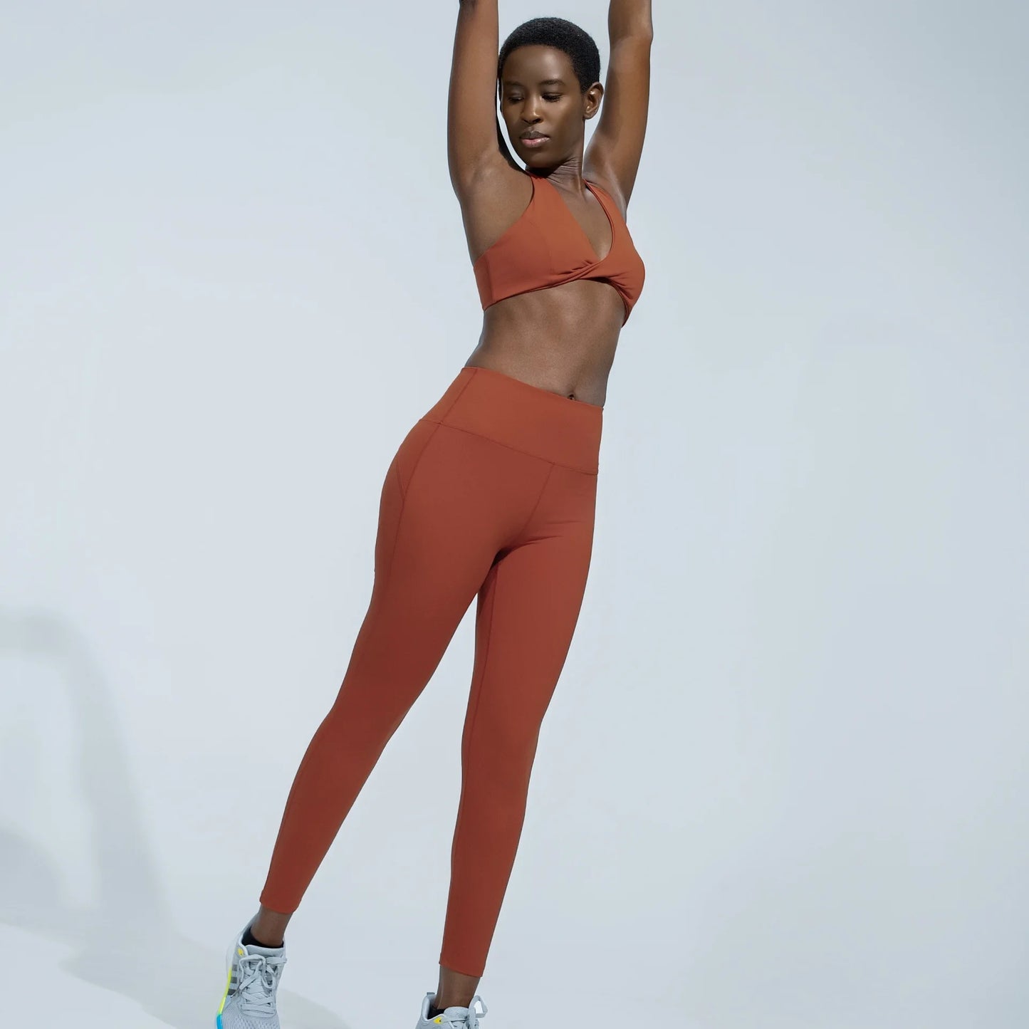 Sculpt Seamless Yoga Set – High Waist Legging & Push-Up Bra
