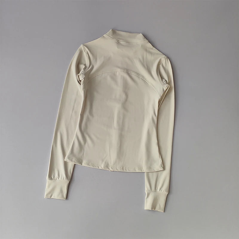 Elevation Zip Jacket – Seamless Long Sleeve Training Top