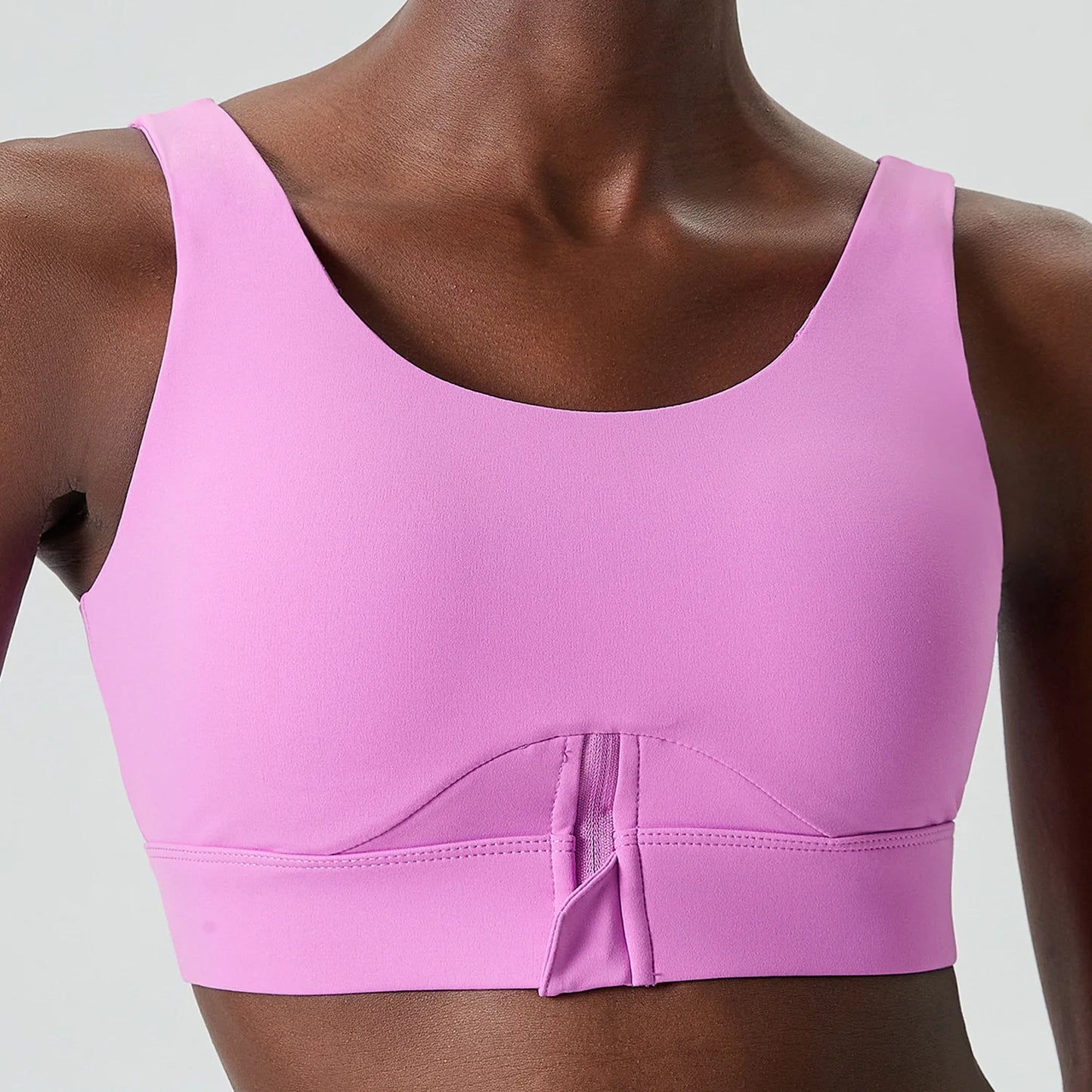 High-Impact Half-Zip Sports Bra – Sculpting Comfort & Support