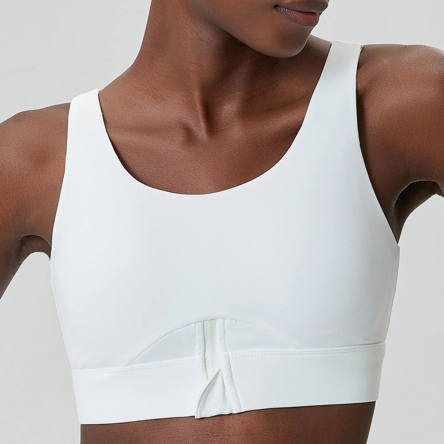 High-Impact Half-Zip Sports Bra – Sculpting Comfort & Support