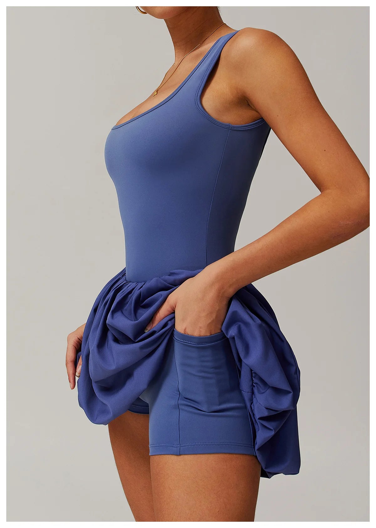 Women’s Gym Jumpsuit – Seamless Yoga & Tennis One-Piece