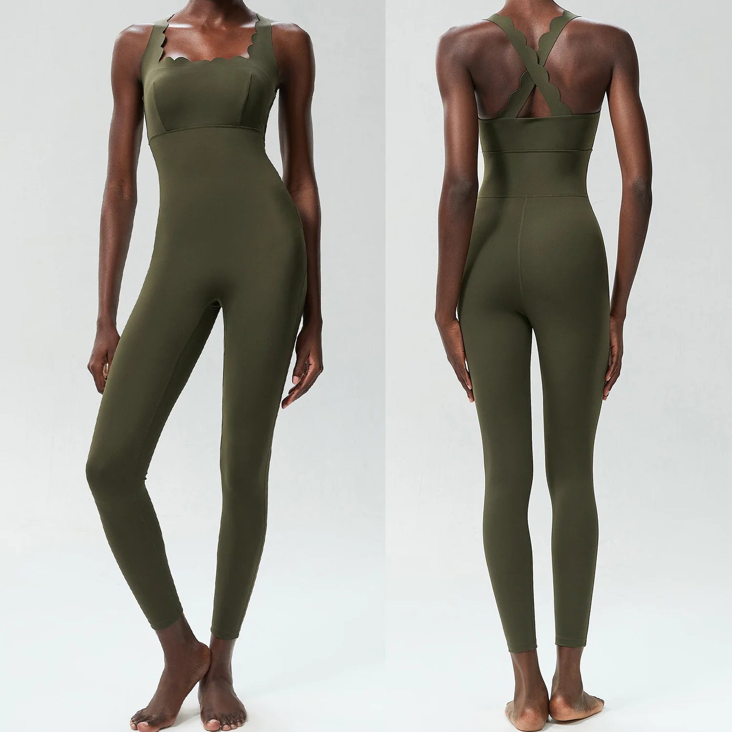 SculptFlow One-Piece Jumpsuit – Buttery Soft Performance Wear