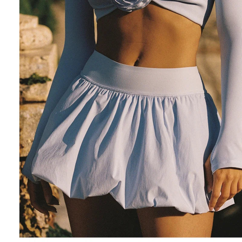 High-Waist Yoga Pettiskirt – Breathable & Wrinkle-Resistant Activewear