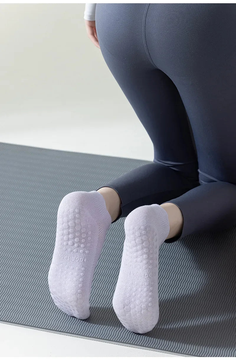 Breathe Easy Low-Cut Yoga Socks