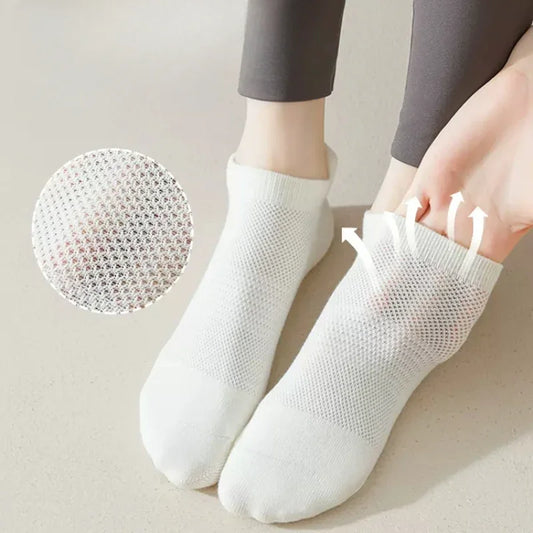 Breathe Easy Low-Cut Yoga Socks