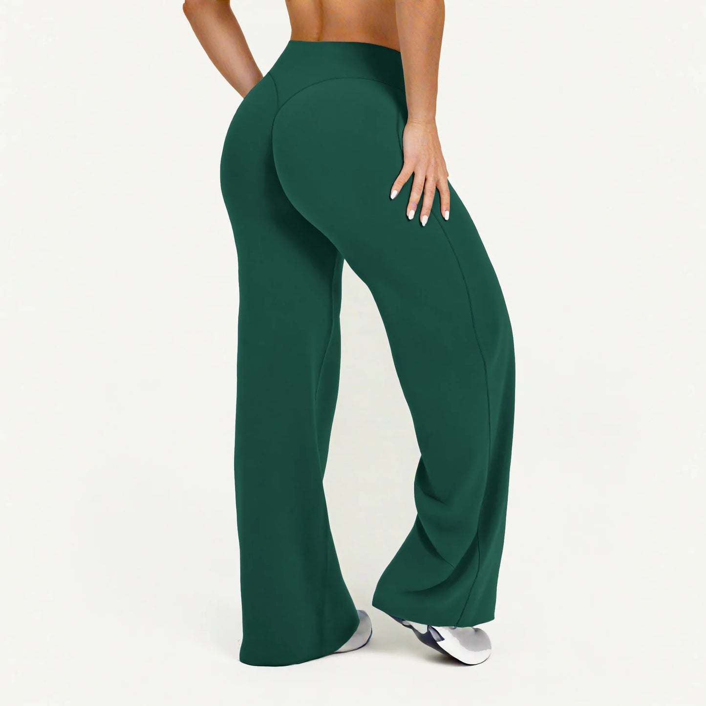 FlowFlex Straight-Leg Yoga Pants – Butter-Soft & Breathable Fit