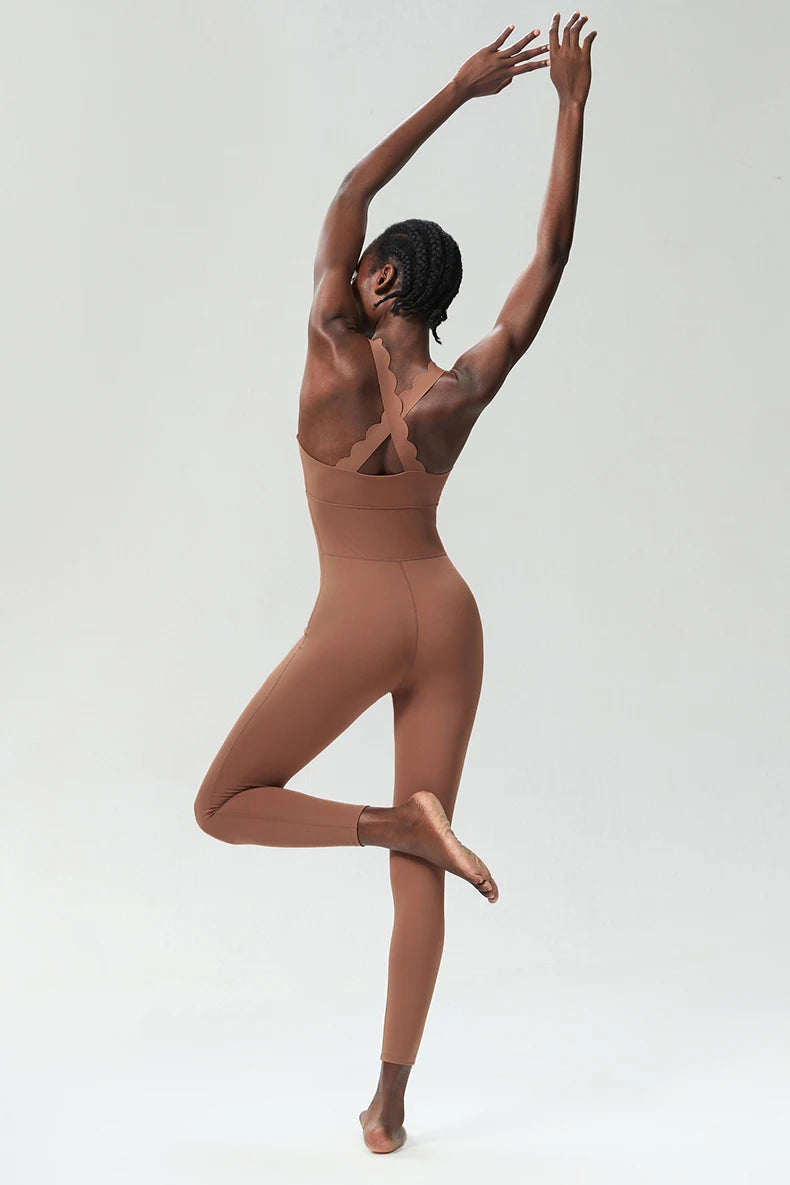 SculptFlow One-Piece Jumpsuit – Buttery Soft Performance Wear