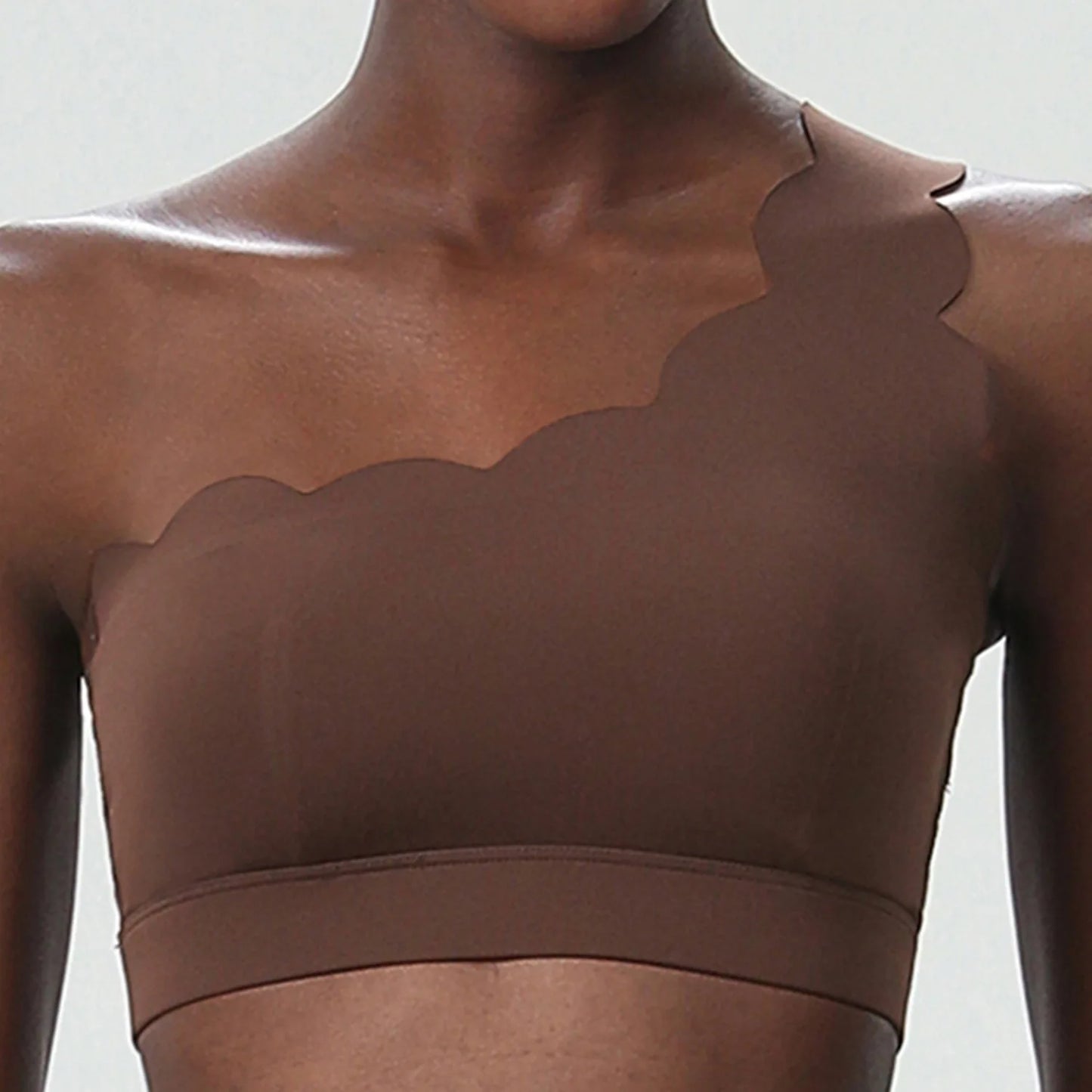 RhythmOne™ One-Shoulder Sports Bra – Seamless Elegance in Motion