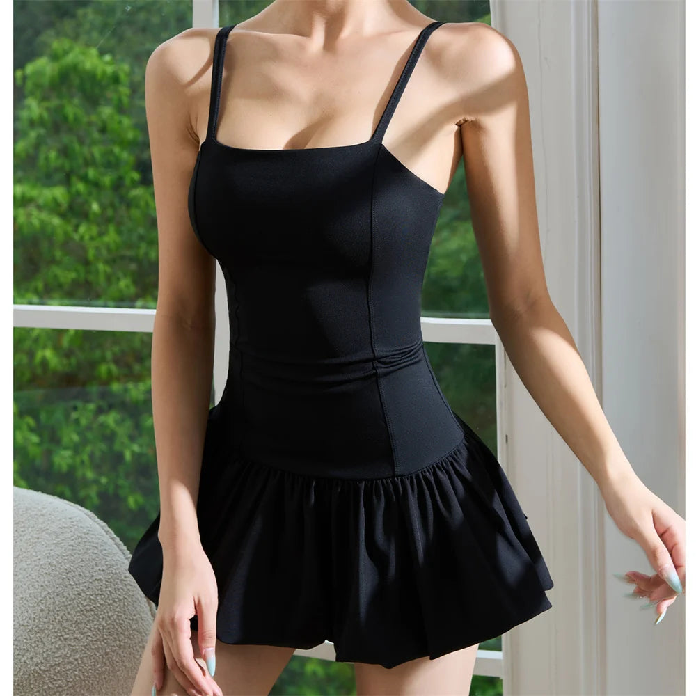 Tennis Skirt Jumpsuit – Seamless One-Piece Activewear