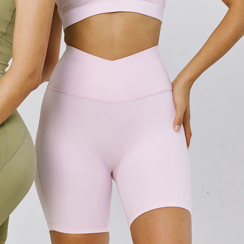 Women’s Sports Shorts – High Waist, Quick-Dry Yoga & Fitness Activewear