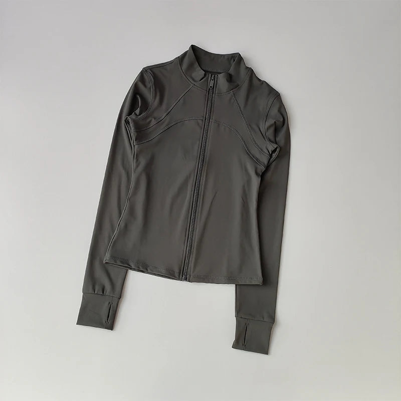 Elevation Zip Jacket – Seamless Long Sleeve Training Top