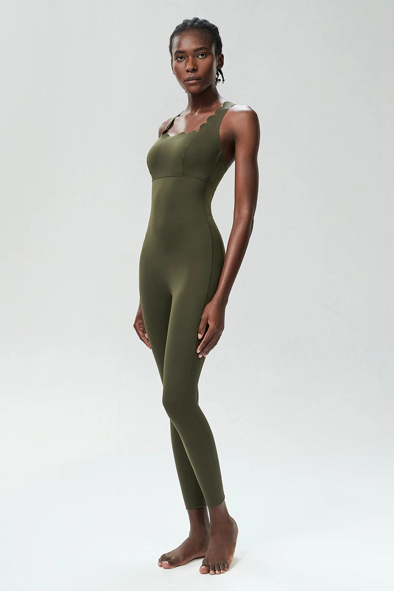 SculptFlow One-Piece Jumpsuit – Buttery Soft Performance Wear