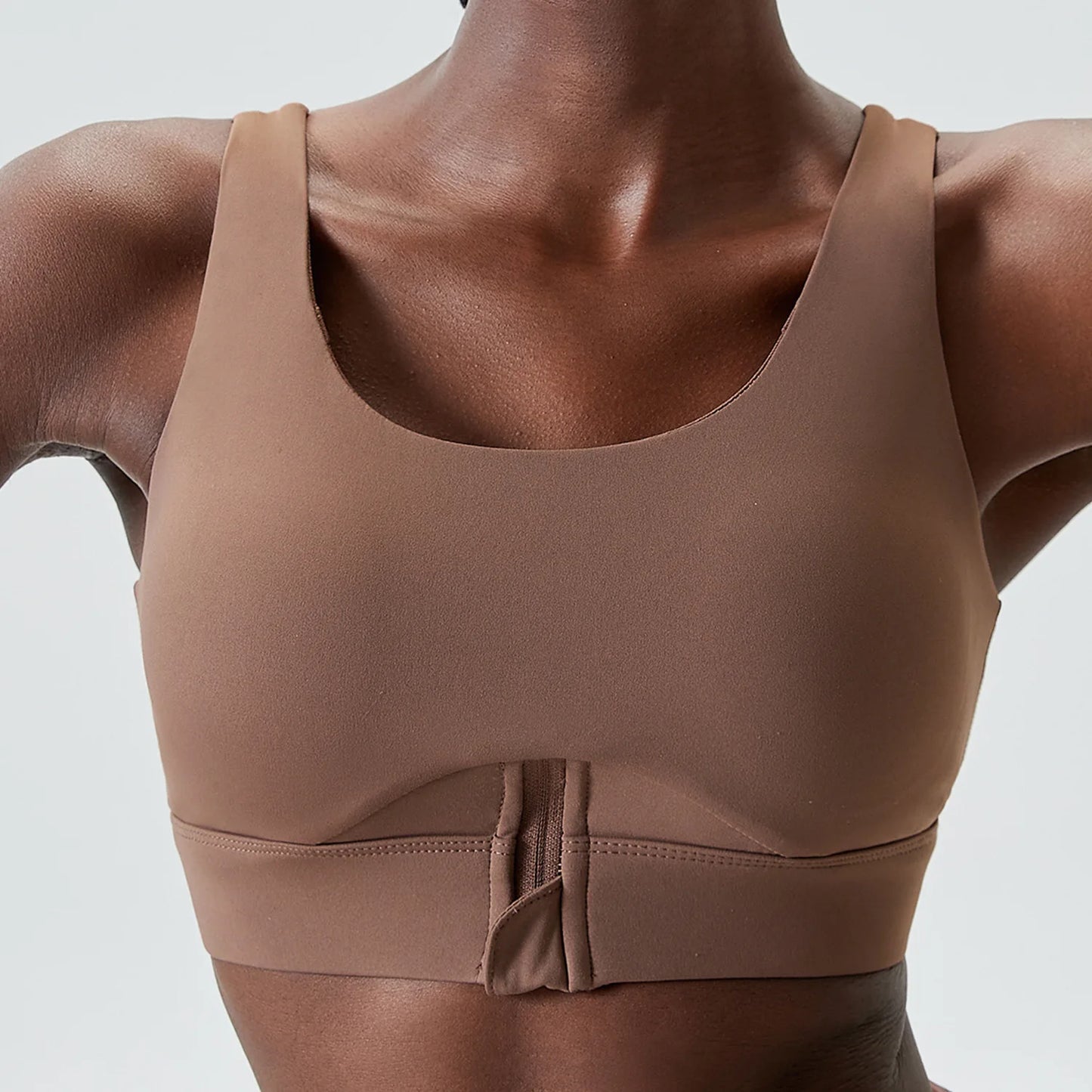 High-Impact Half-Zip Sports Bra – Sculpting Comfort & Support