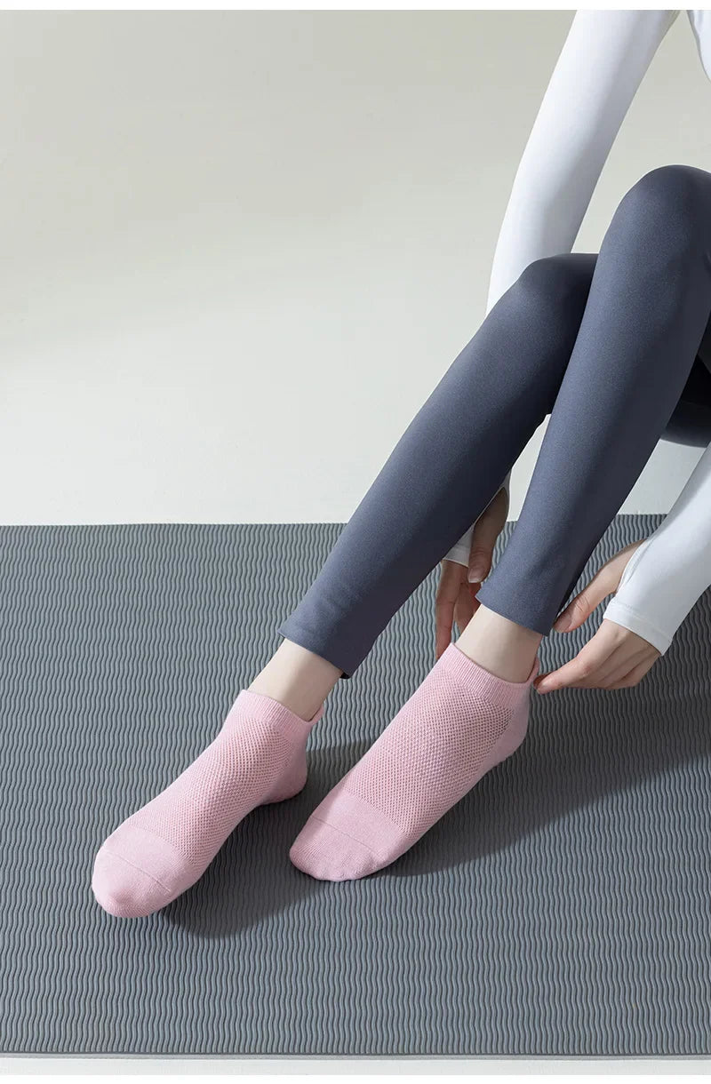 Breathe Easy Low-Cut Yoga Socks