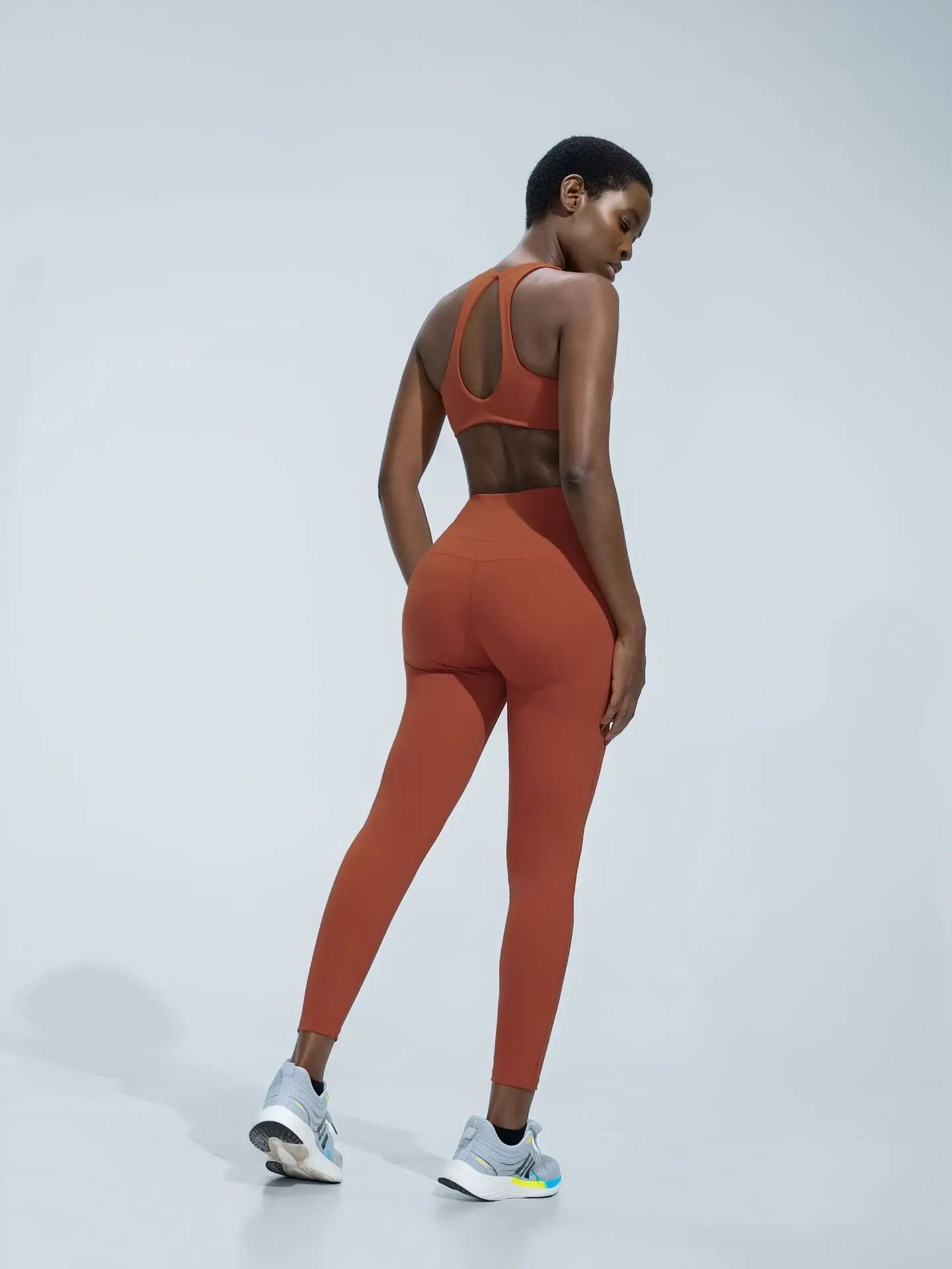 Sculpt Seamless Yoga Set – High Waist Legging & Push-Up Bra