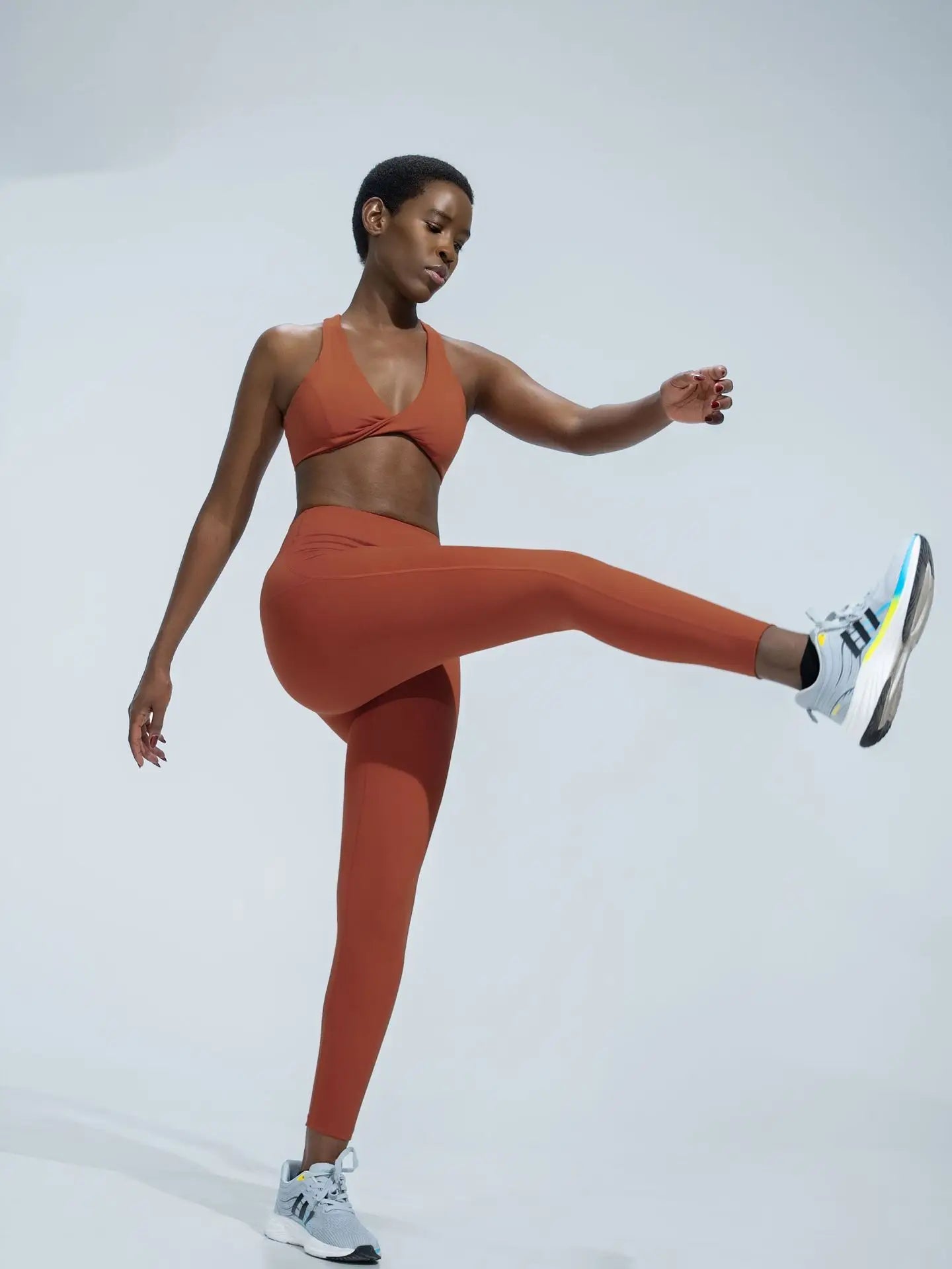 Sculpt Seamless Yoga Set – High Waist Legging & Push-Up Bra