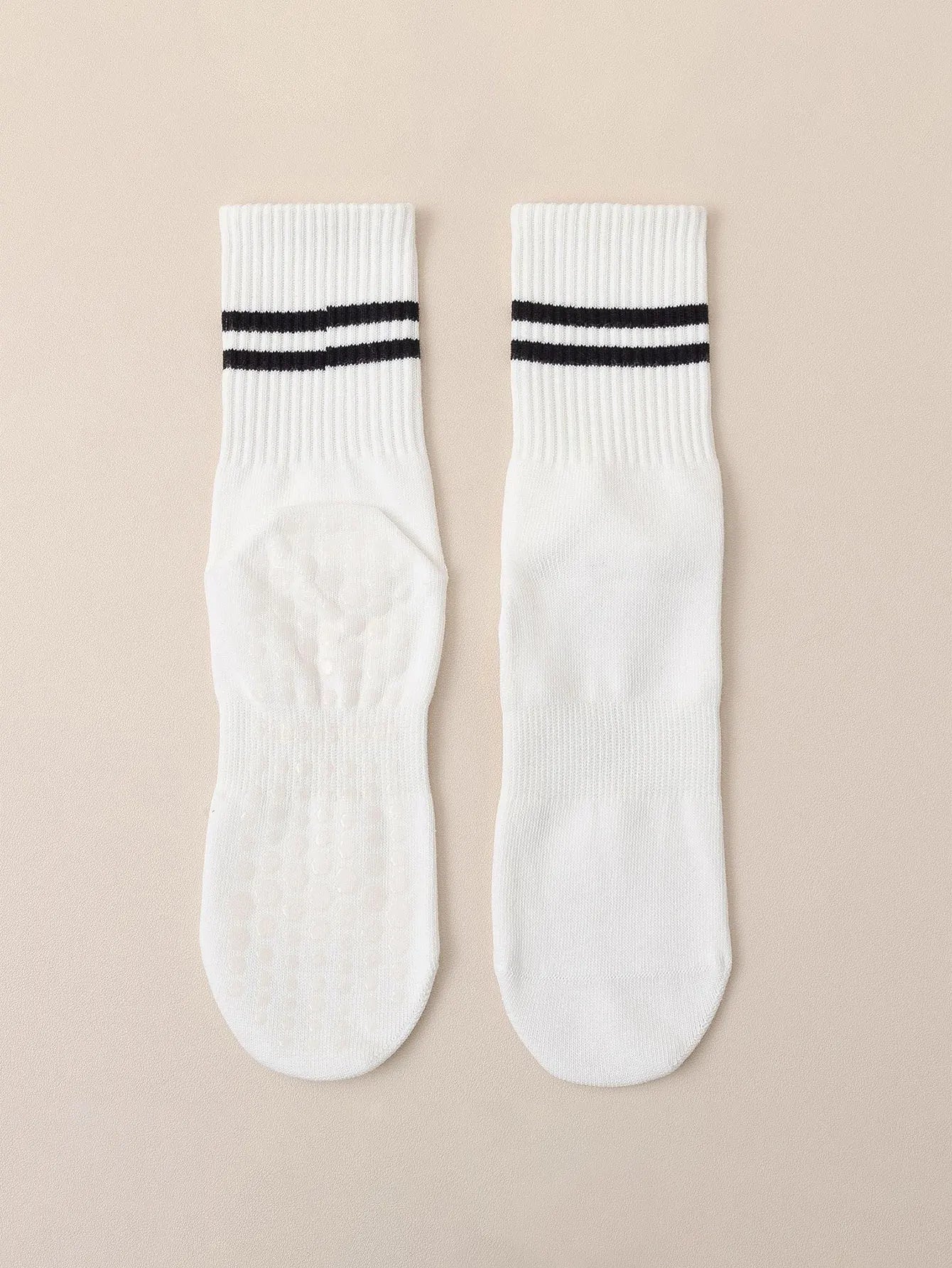 FlexGrip Mid-Length Yoga Socks – Anti-Slip & Lightweight