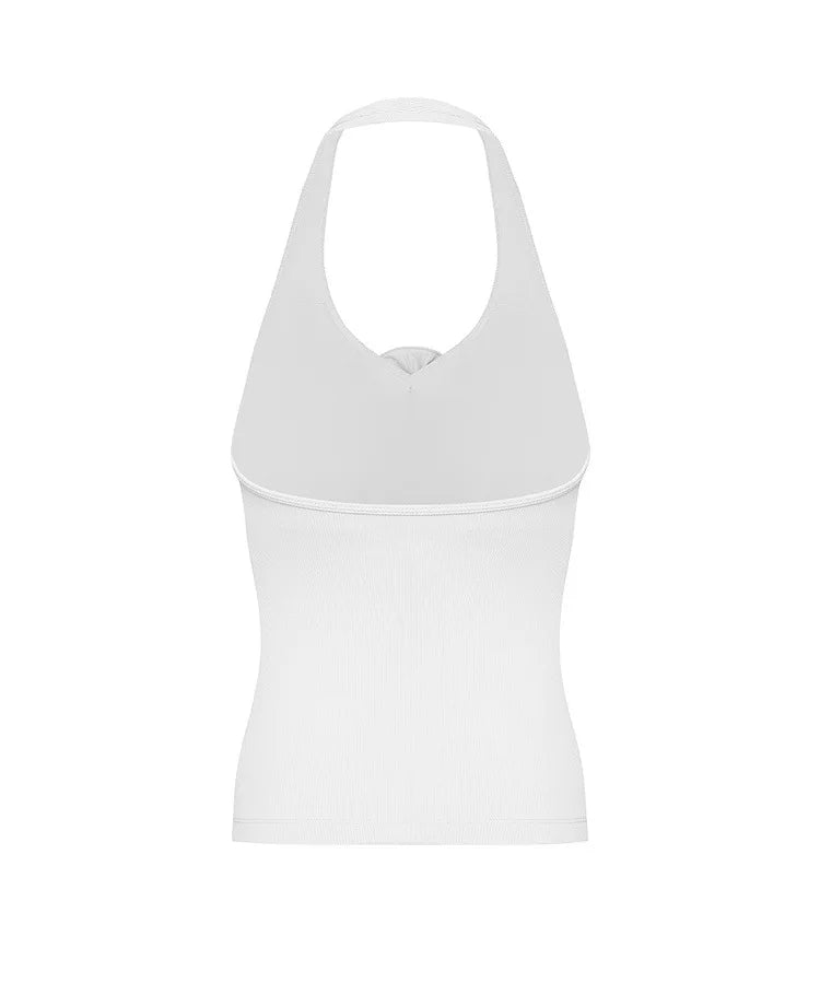 Halter Neck Backless Yoga Top – Slim Fit Sports top