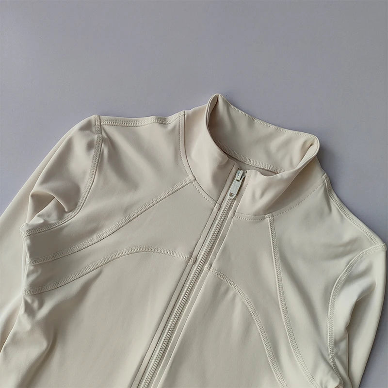 Elevation Zip Jacket – Seamless Long Sleeve Training Top