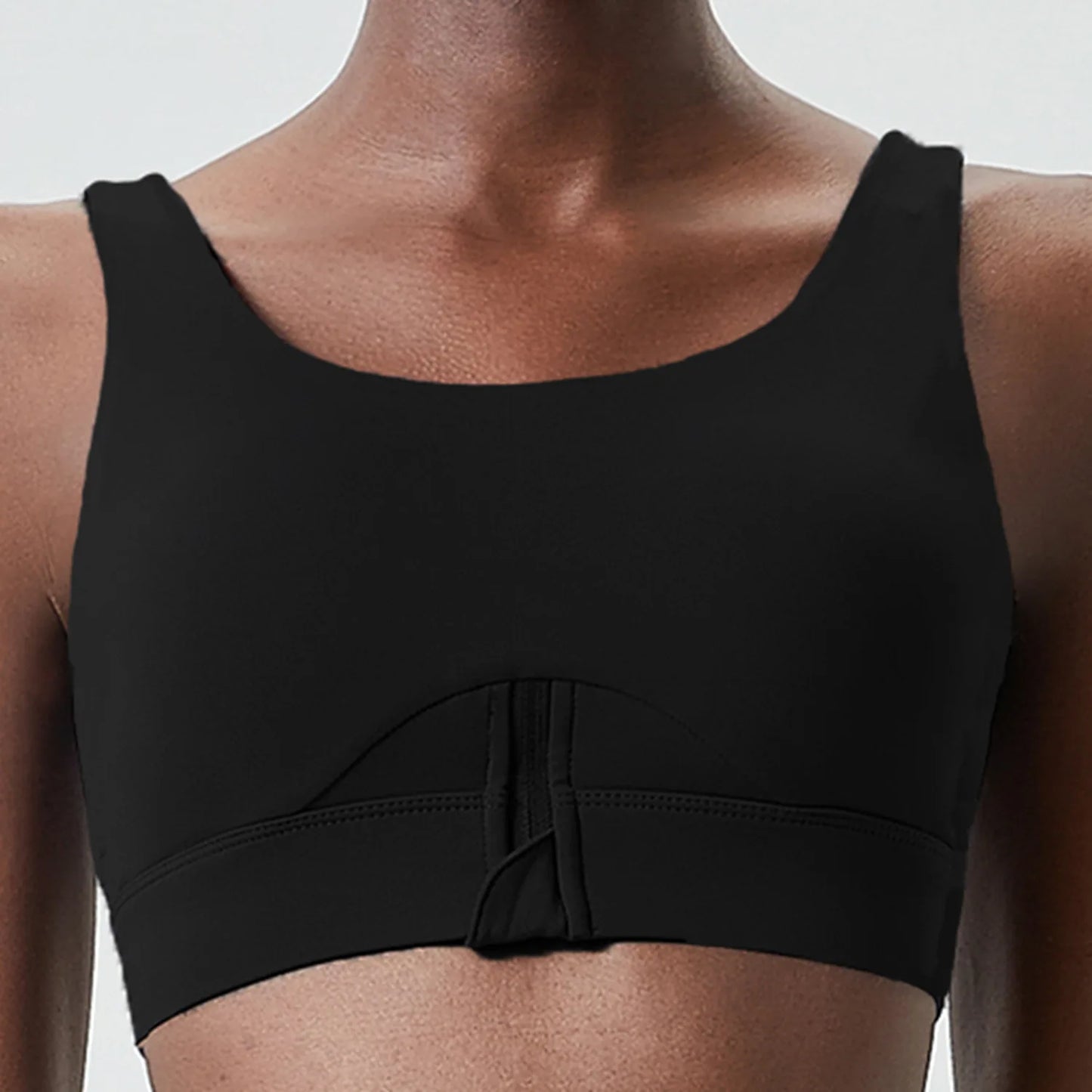High-Impact Half-Zip Sports Bra – Sculpting Comfort & Support