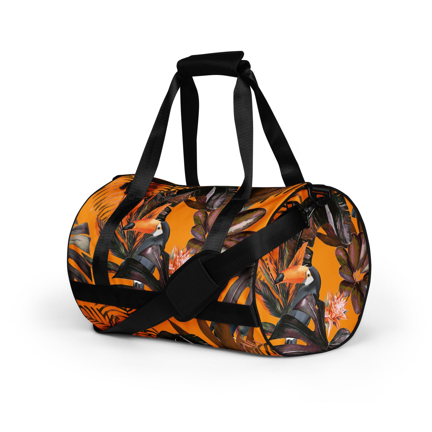 Floral Fusion All-Over Print Gym Bag – Chic & Stylish Gym Gear for Every Workout