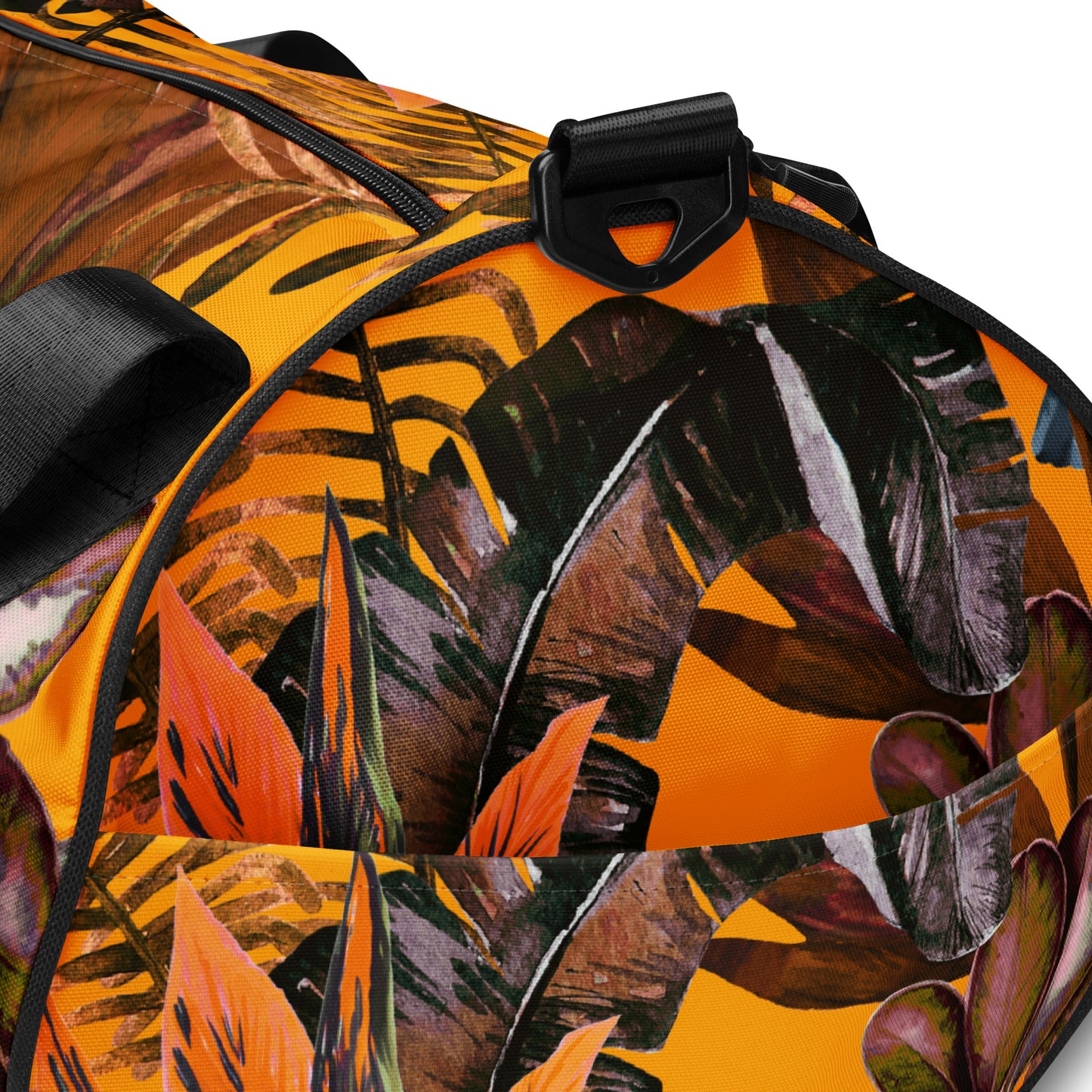 Floral Fusion All-Over Print Gym Bag – Chic & Stylish Gym Gear for Every Workout