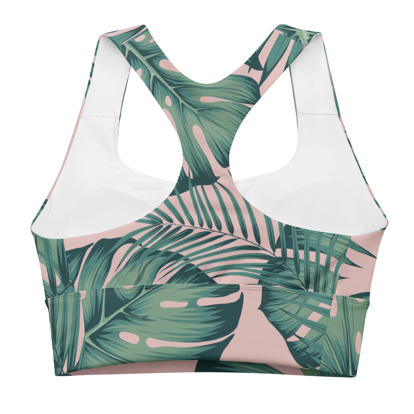 Pink Paradise - Longline sports bra