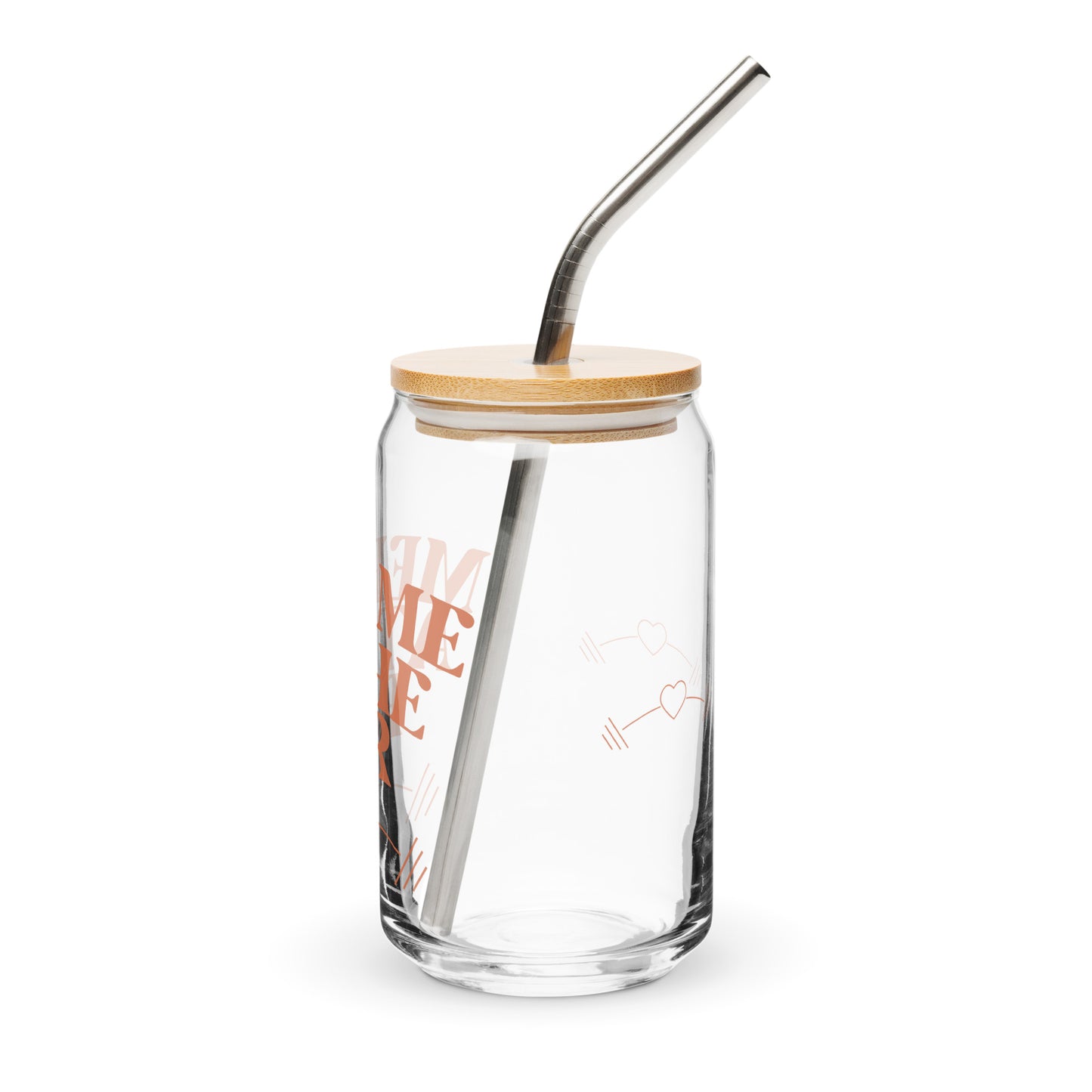 Meet Me at the Bar Can-Shaped Glass – For Strong Women Who Lift