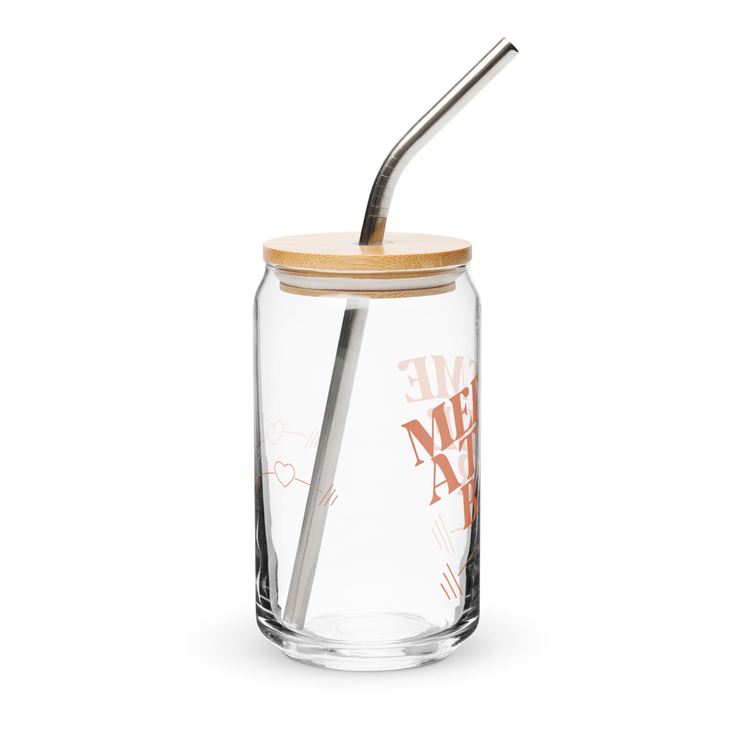 Meet Me at the Bar Can-Shaped Glass – For Strong Women Who Lift