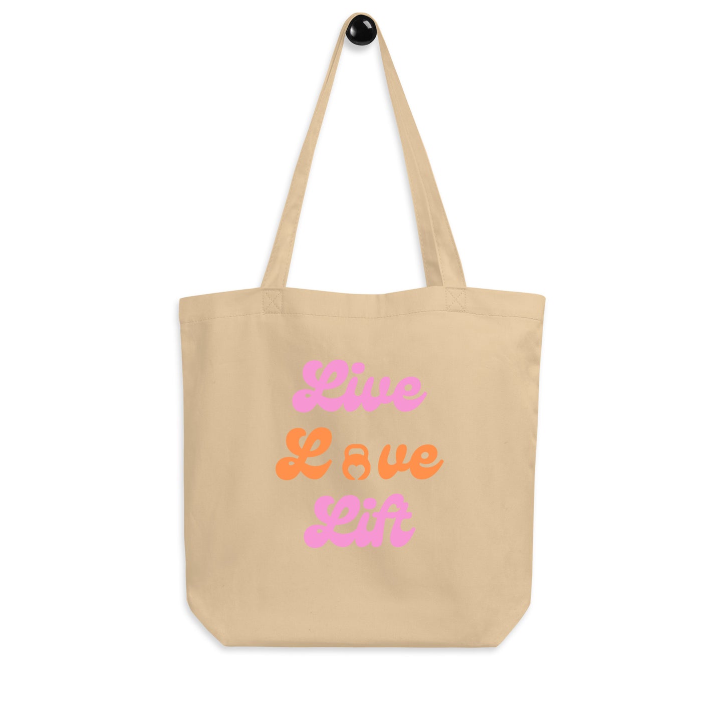 Live Love Lift Eco Tote Bag – Stylish & Sustainable Gym Bag for Fitness Enthusiasts