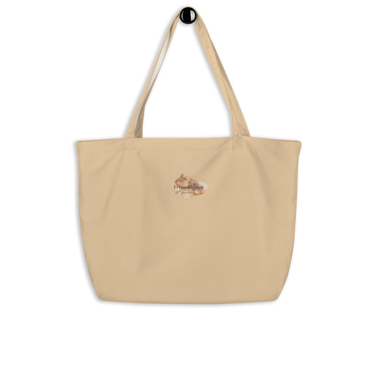 Zen Now, Wine Later Large organic tote bag - Trendy & Fun