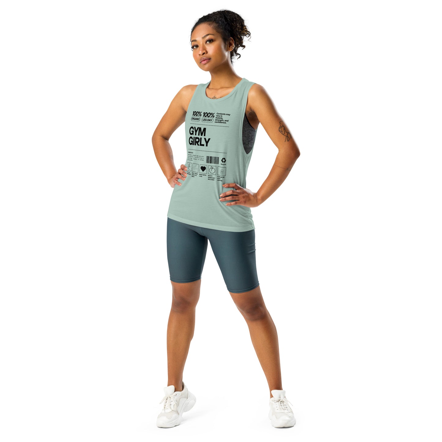 Gym Girly Ladies’ Muscle Tank | Stylish & Breathable | Ideal for Workouts & Casual Wear