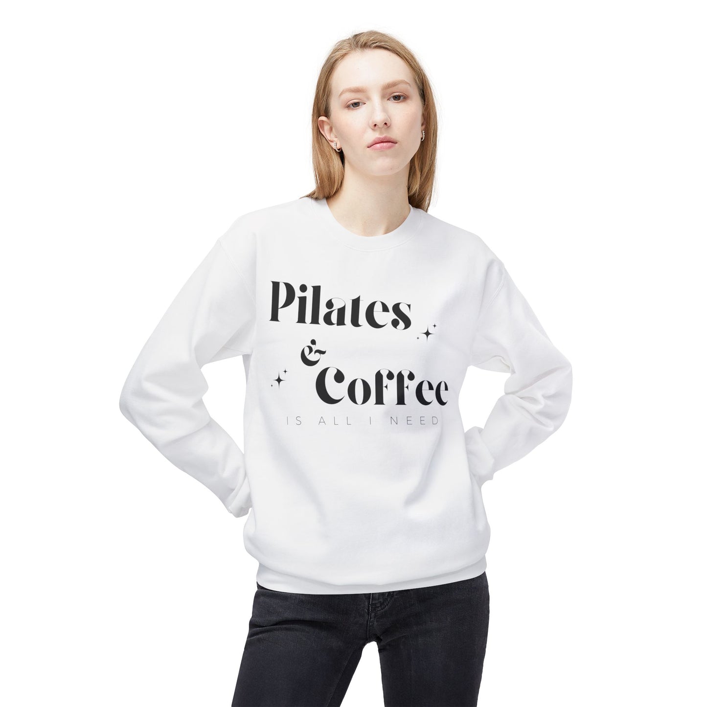 Pilates & Coffee – The Ultimate Cozy Sweatshirt